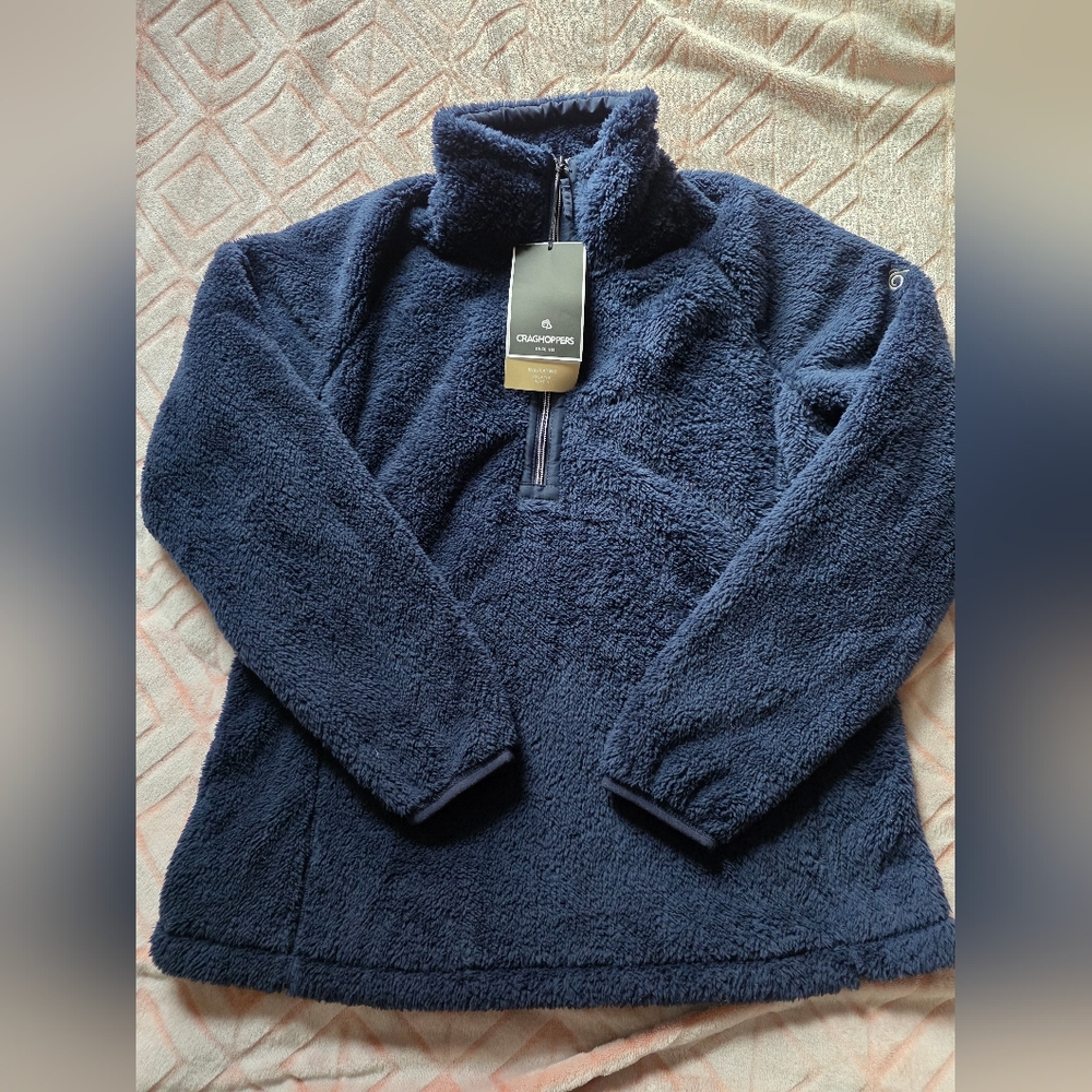 Craghoppers Navy Sherpa Half-Zip Fleece Pullover